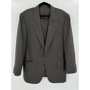 PIERRE BALMAIN Gray Brown 2 Button Blazer Size 42R
